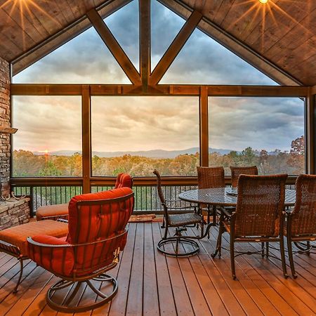 Eagles Crest - Long Range Layered Mountain Views In Peaceful Neighborhood! Villa Mineral Bluff Exterior foto