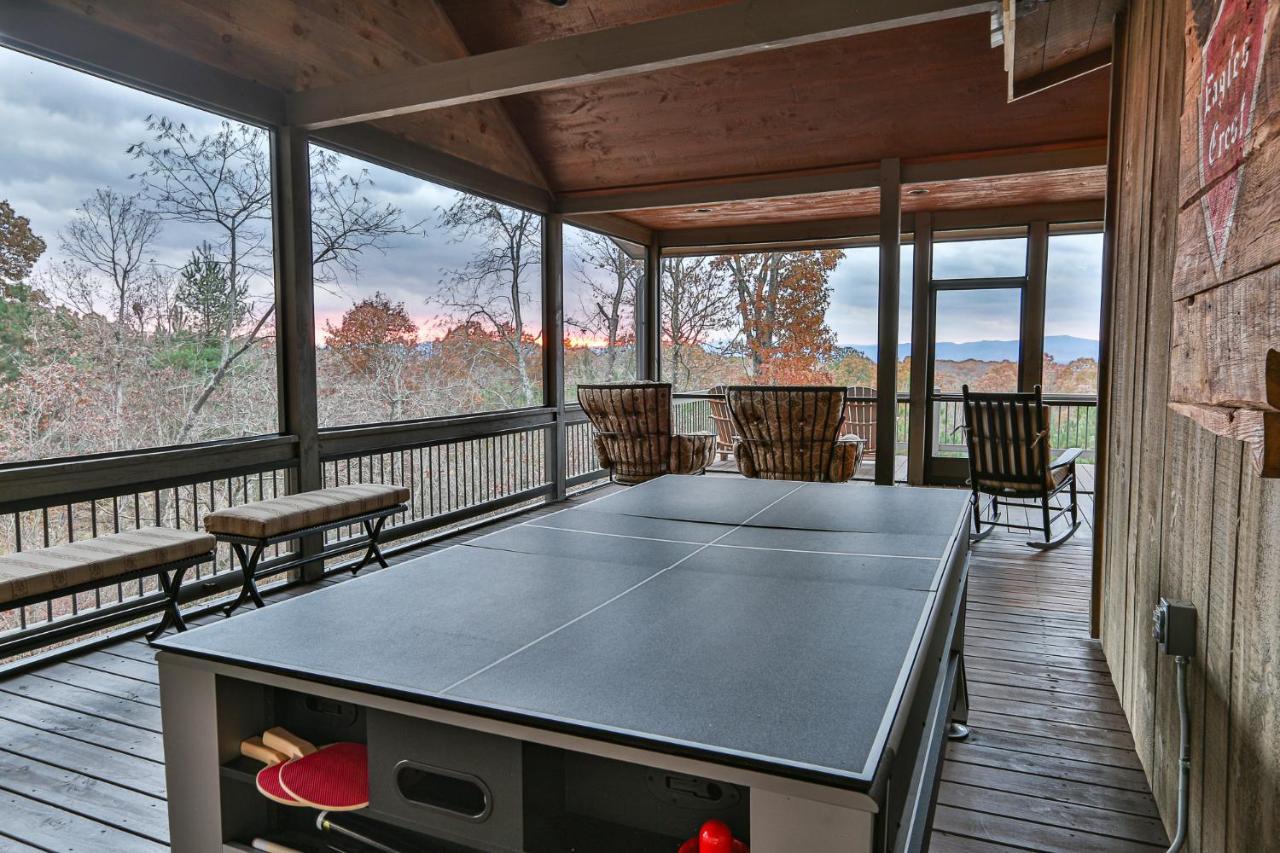 Eagles Crest - Long Range Layered Mountain Views In Peaceful Neighborhood! Villa Mineral Bluff Exterior foto