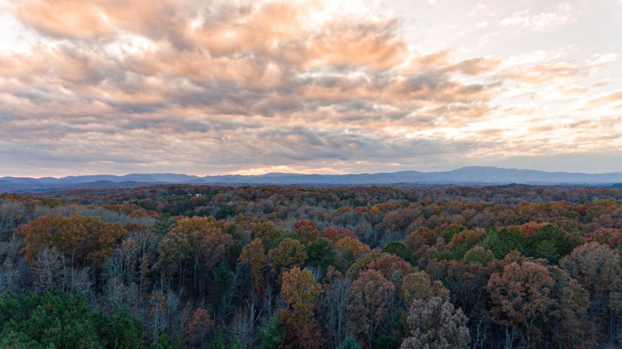 Eagles Crest - Long Range Layered Mountain Views In Peaceful Neighborhood! Villa Mineral Bluff Exterior foto
