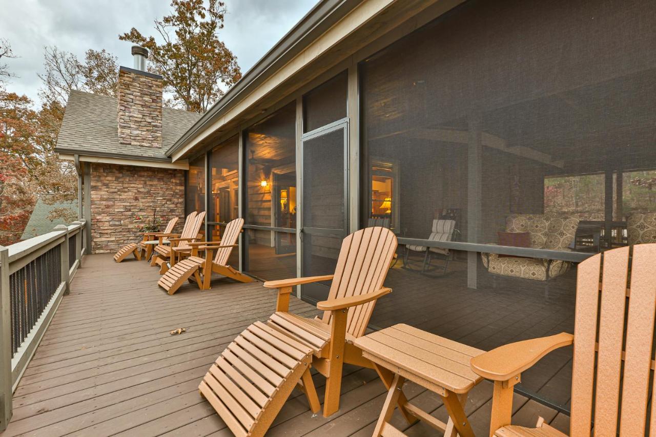 Eagles Crest - Long Range Layered Mountain Views In Peaceful Neighborhood! Villa Mineral Bluff Exterior foto