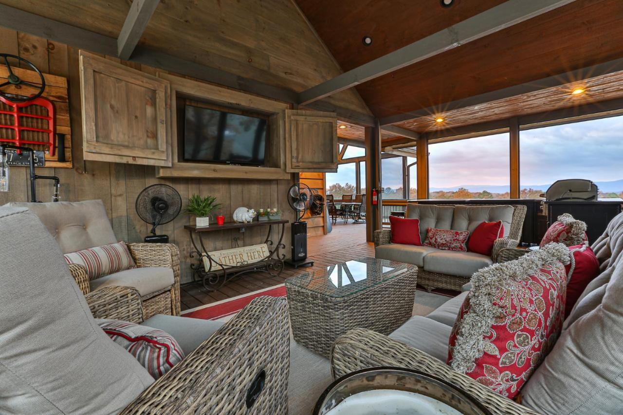 Eagles Crest - Long Range Layered Mountain Views In Peaceful Neighborhood! Villa Mineral Bluff Exterior foto